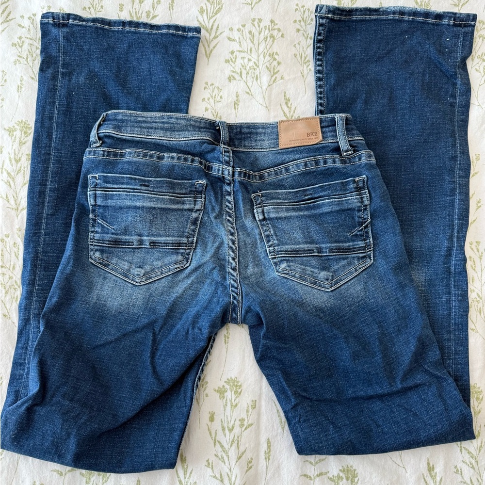 BKE Stella Low Rise Boot Cut Jeans